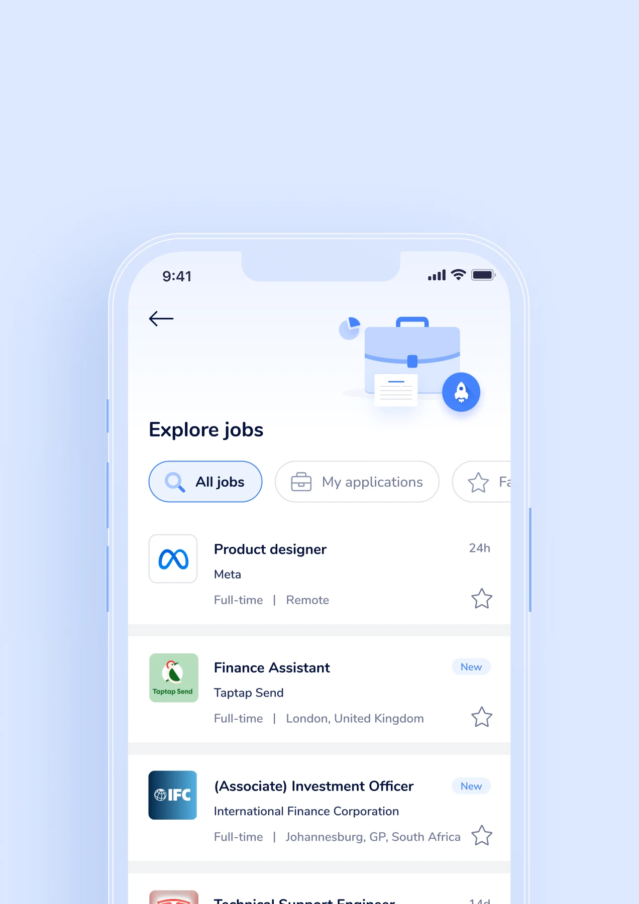 Apply for jobs