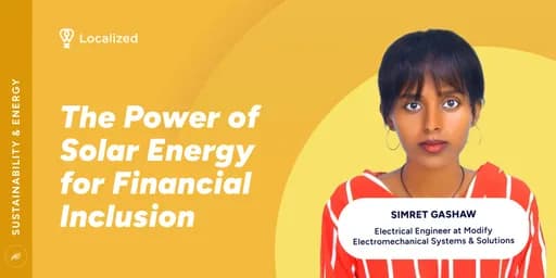 The Power of Solar Energy for Financial Inclusion