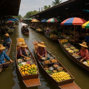 Floating market bangkok bangkok