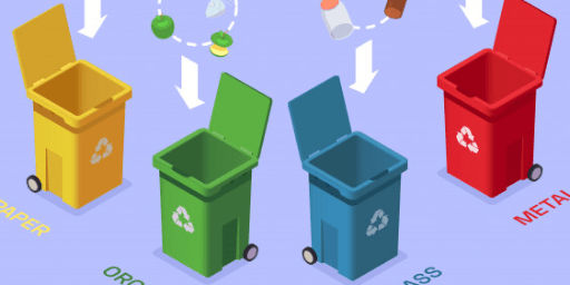 Le tri et recyclage des déchets ménagers 