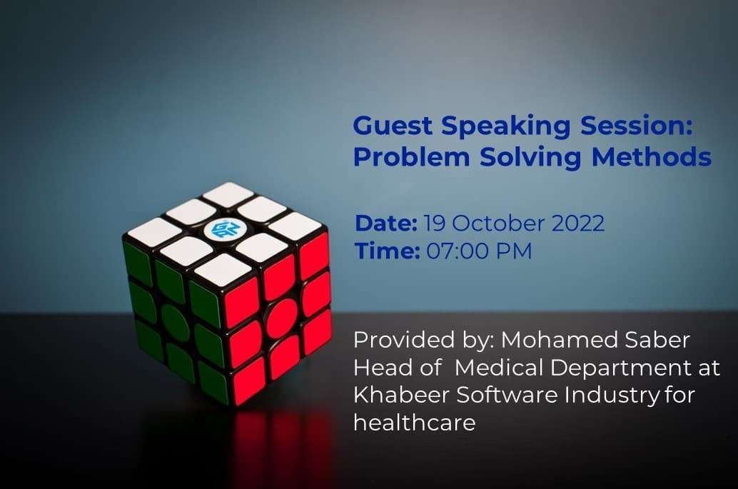 Guest Speaking Session: Problem Solving Methods