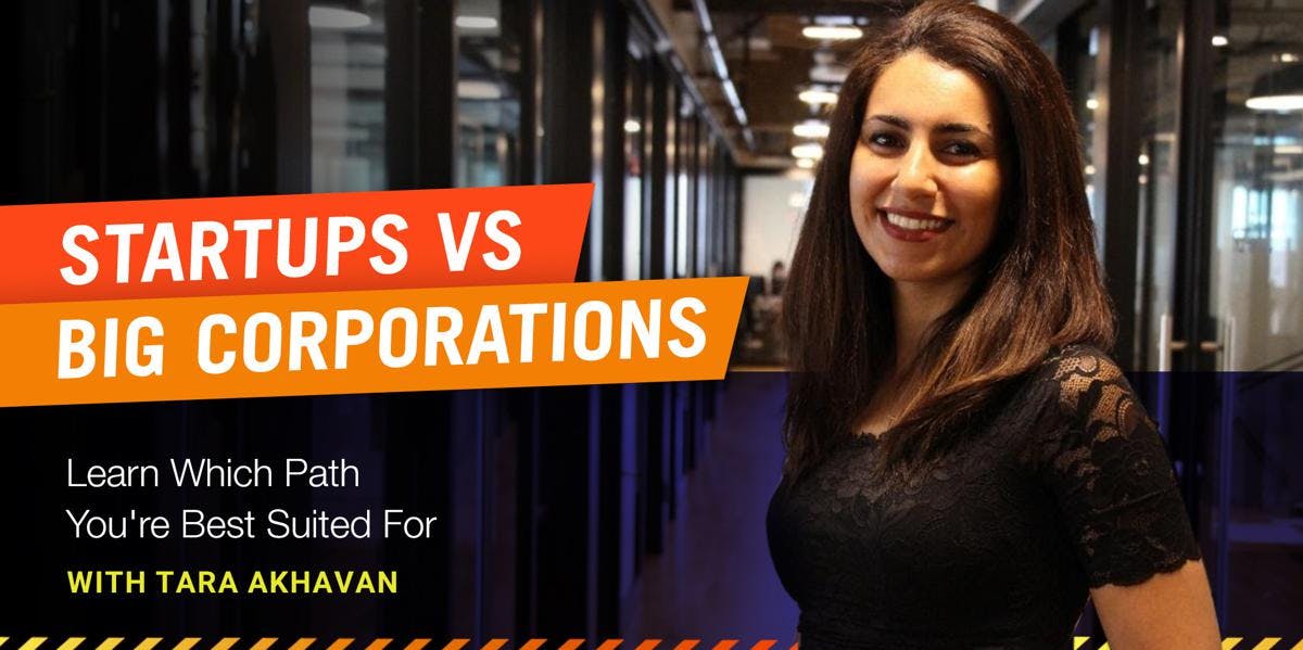 Startups vs Big Corporations with CEO Tara Akhavan